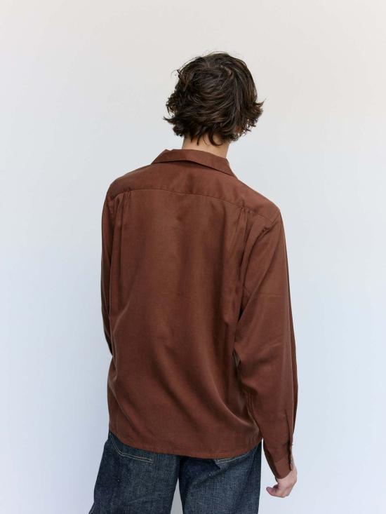  타이가 타카하시 긴팔 셔츠 Lot.101 오픈 칼라 - TAIGA TAKAHASHI