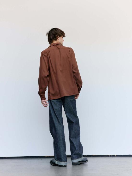  타이가 타카하시 긴팔 셔츠 Lot.101 오픈 칼라 - TAIGA TAKAHASHI