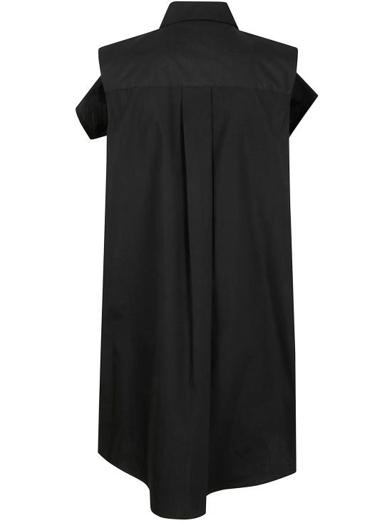 25SS 사카이 미디 원피스 2507910 001 BLACK - SACAI