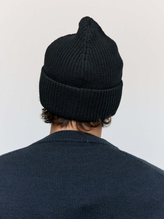  아워레가시 비니 아워 레거시 블랙 러스틱 메리노 니트 - OUR LEGACY