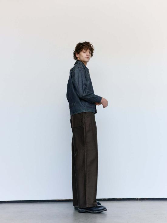  타이가 타카하시 데님 자켓 Lot.701 로우 인디고 코튼 데님 재킷 - TAIGA TAKAHASHI