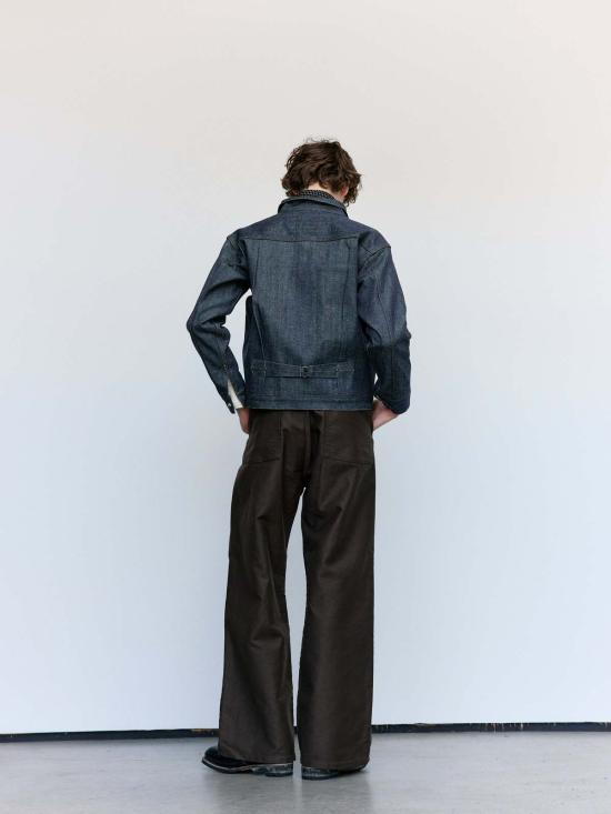  타이가 타카하시 데님 자켓 Lot.701 로우 인디고 코튼 데님 재킷 - TAIGA TAKAHASHI