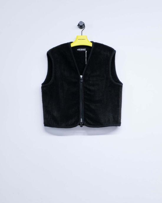  아워레가시 베스트 우리의 유산 프로파운드 브라운 코튼 매머드 코드 탑 - OUR LEGACY