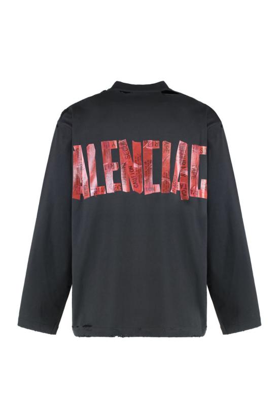 25SS 발렌시아가 스웨터 832432TSVF9 8433 Black - BALENCIAGA