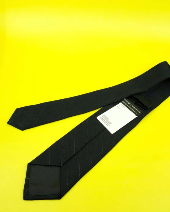  아워레가시 넥타이 아워 레거시 나이트 코버트 플렉스 핀스트라이프 리넨 타이 - OUR LEGACY