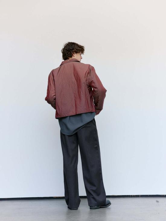  아워레가시 자켓 아워 레거시 샤이닝 체리 크링클 솔라로 슬라이트 재킷 - OUR LEGACY