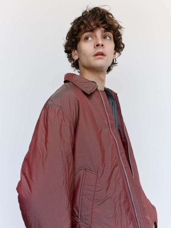  아워레가시 자켓 아워 레거시 샤이닝 체리 크링클 솔라로 슬라이트 재킷 - OUR LEGACY