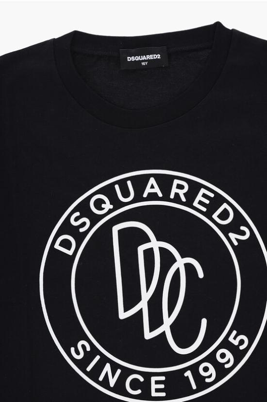  [키즈] 디스퀘어드2 티셔츠 DQ0100 D00A8 DQ900 Black - DSQUARED2