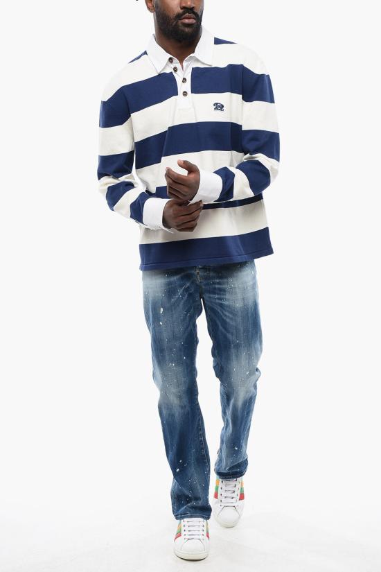  디스퀘어드2 폴로 티셔츠 S71HA1254 D13011 963 Blue - DSQUARED2