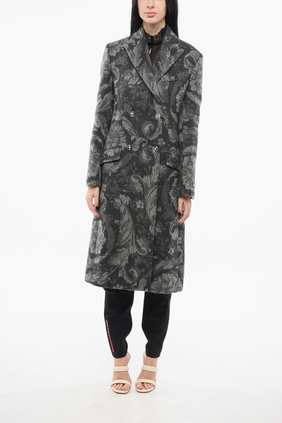  베르사체 코트 1013530 1A10074 1E510 Gray - VERSACE