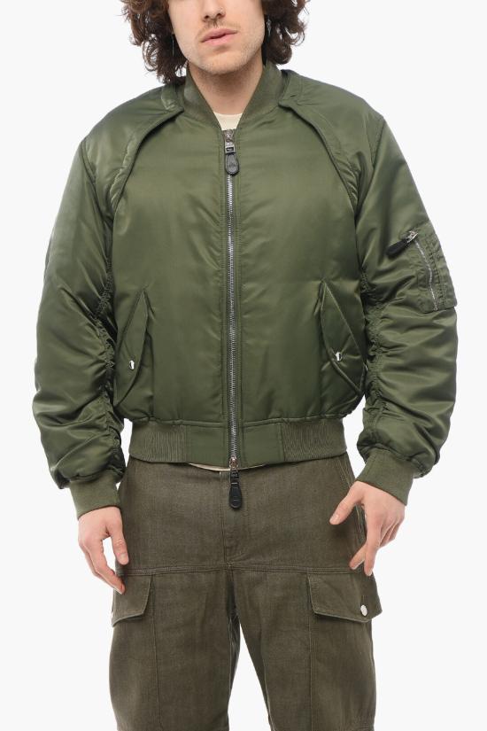  알렉산더 맥퀸 봄버 자켓 771141QRAAK 3360 Military Green