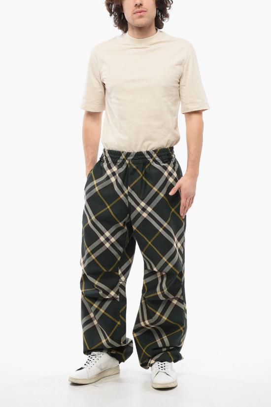  버버리 스트레이트 팬츠 8082034152641 B8660 Green - BURBERRY