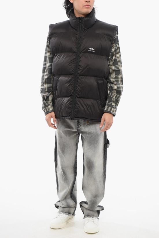  발렌시아가 패딩 조끼 773987TPO39 1000 Black - BALENCIAGA
