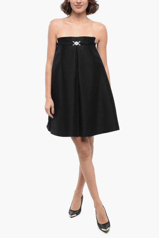  베르사체 숏 원피스 1012081 1A09075 1B000 Black