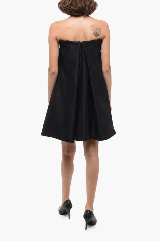  베르사체 숏 원피스 1012081 1A09075 1B000 Black - VERSACE