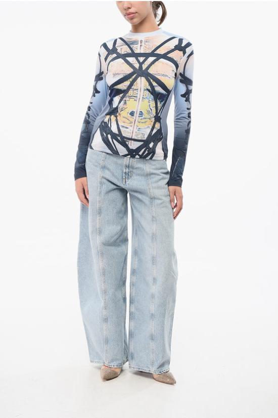  와이프로젝트 반팔 티셔츠 104TO012 J104 BLUBK Multicolor - Y PROJECT