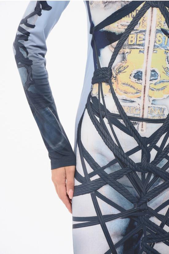  와이프로젝트 롱 원피스 104DR006 J104 BLUBK Multicolor - Y PROJECT