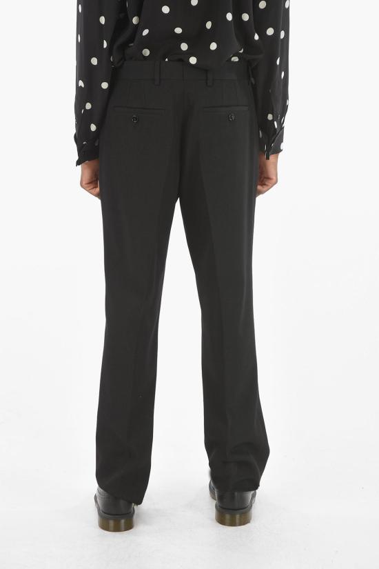  버버리 스트레이트 팬츠 8045466 BLACK Black - BURBERRY