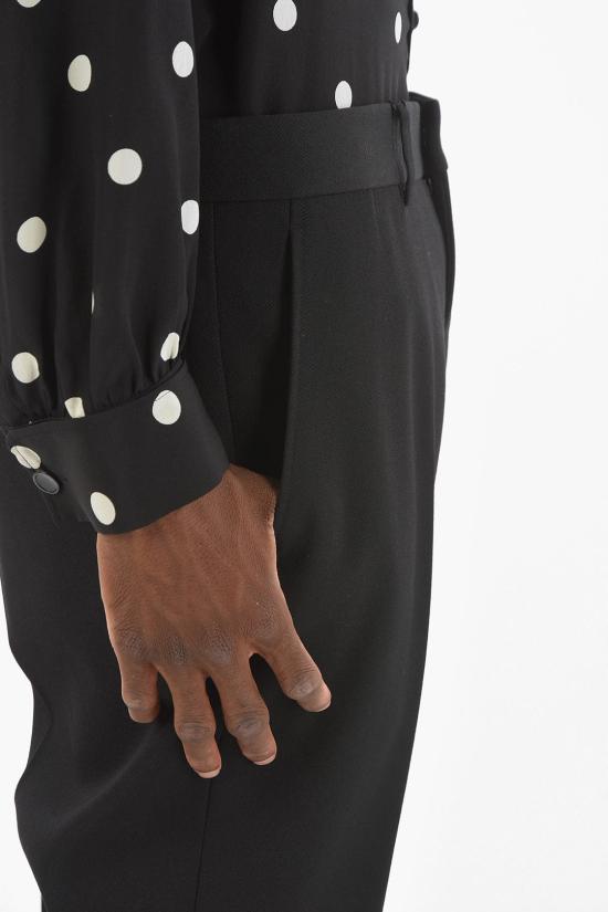  버버리 스트레이트 팬츠 8045466 BLACK Black - BURBERRY