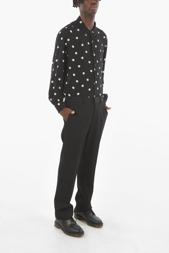  버버리 스트레이트 팬츠 8045466 BLACK Black - BURBERRY