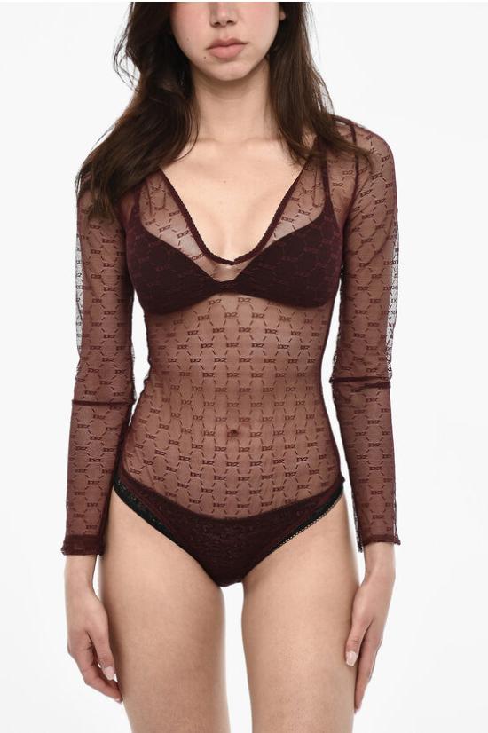  디스퀘어드2 바디수트 티셔츠 D8F014060 ISA01 609 Burgundy