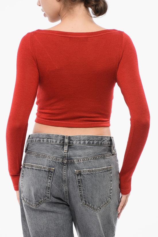  마카파니 긴팔 티셔츠 24IM2M0F1214803 4589 Red - MACCAPANI