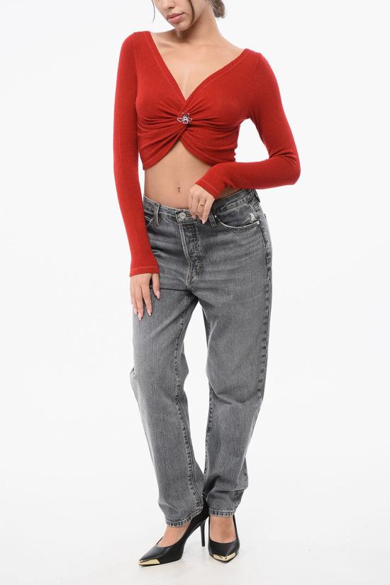  마카파니 긴팔 티셔츠 24IM2M0F1214803 4589 Red - MACCAPANI