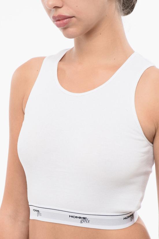  옴므 걸스 라운지 웨어 HGJR006 WHT White - HOMME GIRLS