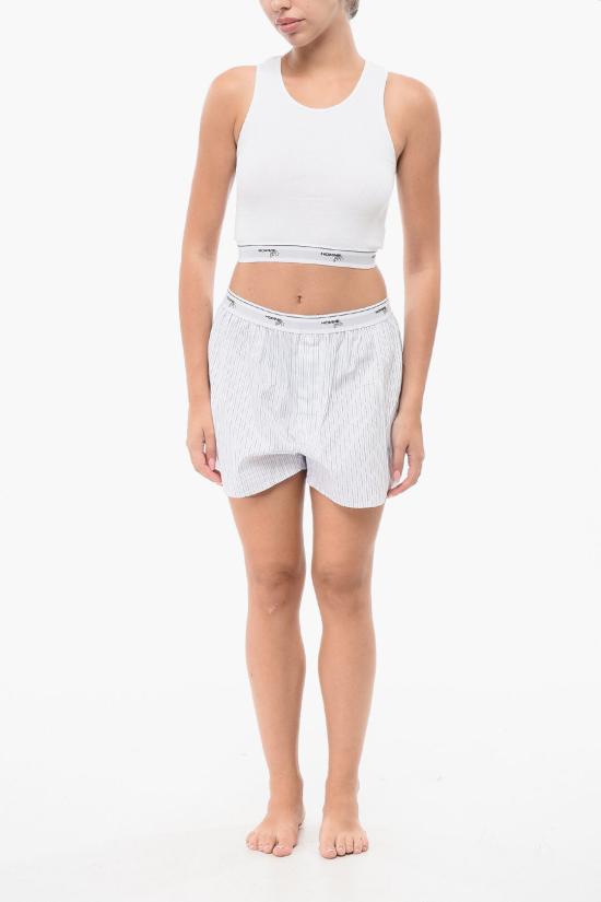  옴므 걸스 라운지 웨어 HGUN004 WHTBL White - HOMME GIRLS