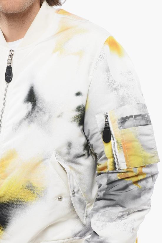  알렉산더 맥퀸 봄버 자켓 774705 QRAAP 9115 White - ALEXANDER MCQUEEN