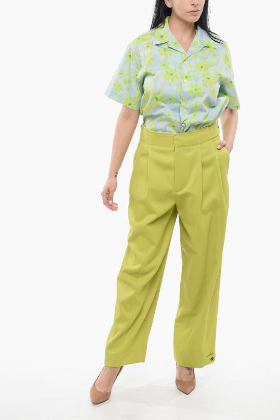  보테가베네타 스트레이트 팬츠 683212V0B20 7275 Yellow - BOTTEGA VENETA