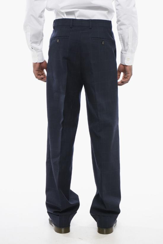  구찌 스트레이트 팬츠 756408 ZAJ6O 4556 Blue - GUCCI