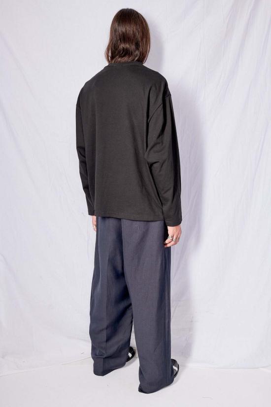  어셈블리 뉴욕 긴팔 티셔츠 어셈블리 블랙 루즈 롱슬리브 티셔츠 - ASSEMBLY NEW YORK