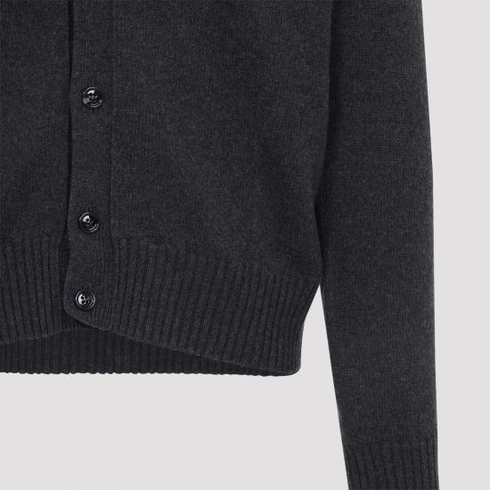 25FW 아미 가디건 HKC363 005 020 ANTHRACITE - AMI