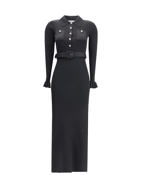 25FW 셀프 포트레이트 원피스 AW25007XB BLACK