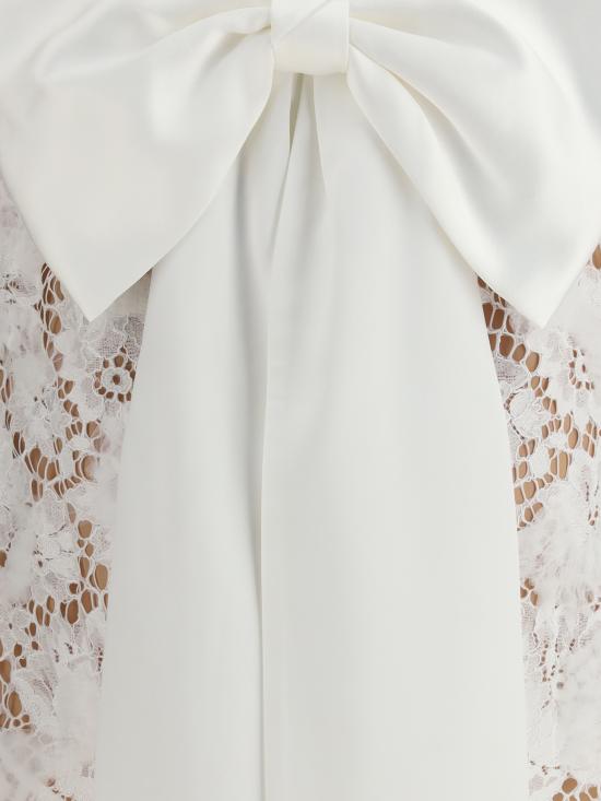 25FW 셀프 포트레이트 롱 원피스 AW25201SW WHITE - SELF PORTRAIT