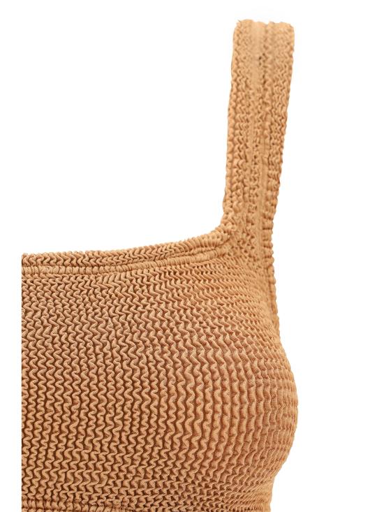 26SS 훈자 지 비키니 수영복 BXANDRACR METALLICCO BROWN - HUNZA G