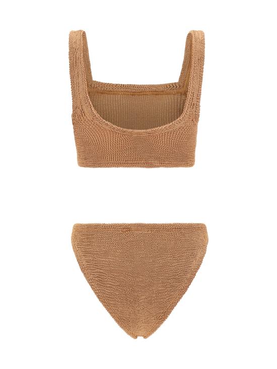 26SS 훈자 지 비키니 수영복 BXANDRACR METALLICCO BROWN - HUNZA G