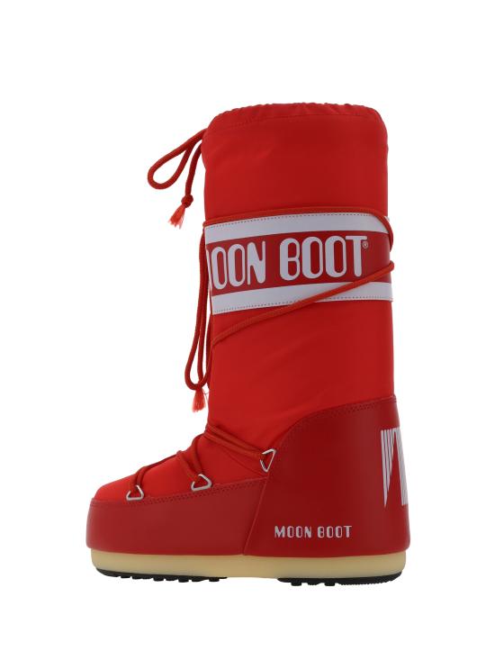 25FW 문부츠 아이콘 나일론 부츠 80D1400440 D001 RED - MOON BOOT
