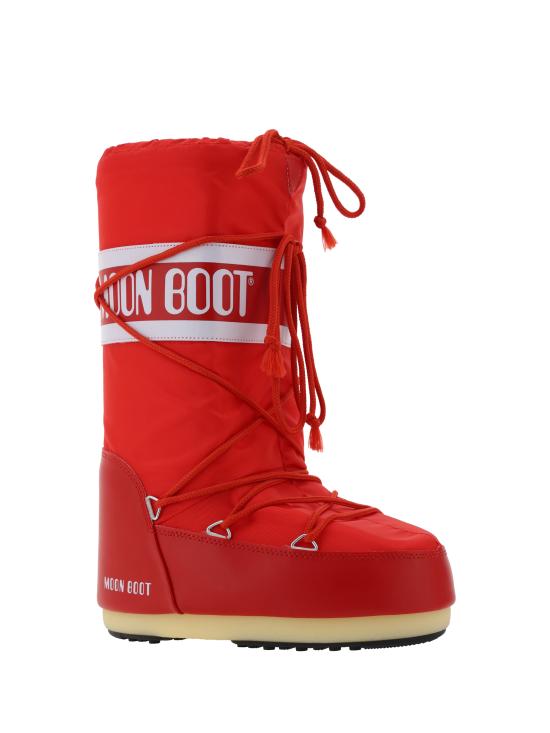 25FW 문부츠 아이콘 나일론 부츠 80D1400440 D001 RED - MOON BOOT