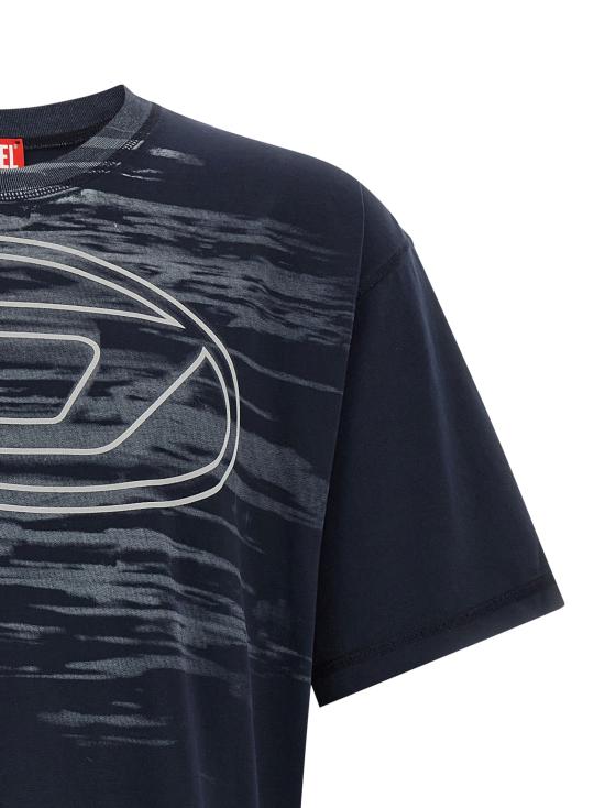 25FW 디젤 반팔 티셔츠 A186530AGCA81E Black - DIESEL