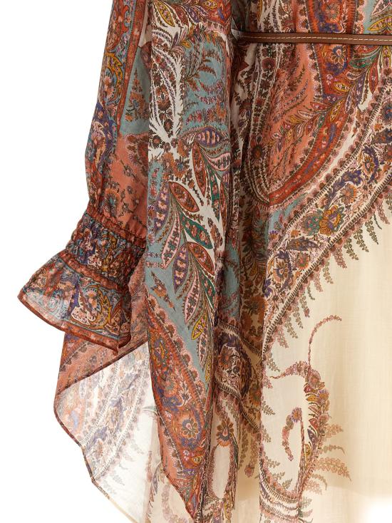 25FW 짐머만 미디 원피스 2877DSS251CMP Brown - ZIMMERMANN