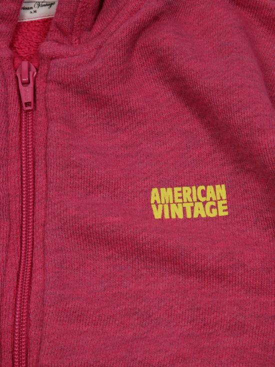 25SS [키즈] 아메리칸 빈티지 티셔츠 KDOV03BE25 GERANIUM FLUO SURTEINT ROSSO - AMERICAN VINTAGE