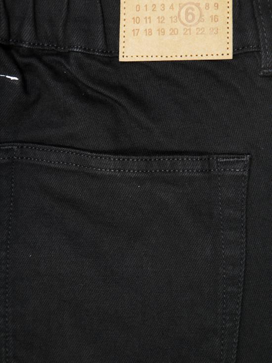 25FW [키즈] MM6 메종마르지엘라 진 M60053 MM06N M6900 NERO - MM6 MAISON MARGIELA