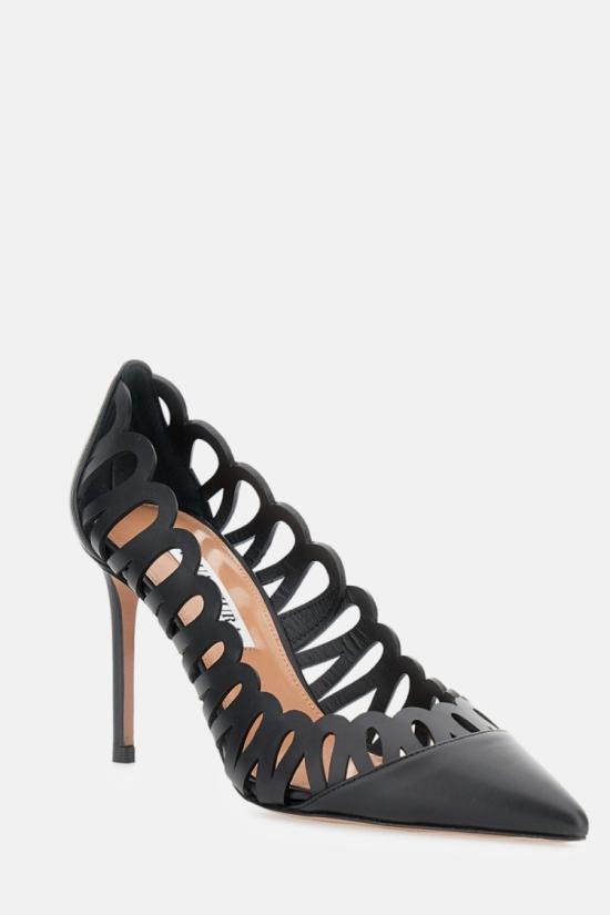 25FW 아쿠아주라 힐/펌프스 PEPMIDP0CFI000 Black - AQUAZZURA