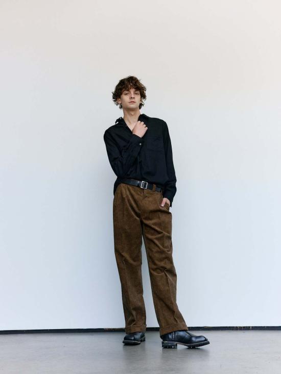  타이가 타카하시 가죽 벨트 Lot.028 수비대  블랙 - TAIGA TAKAHASHI