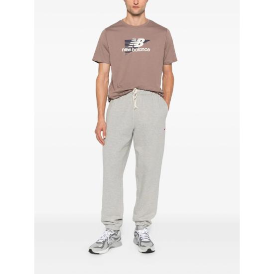 25FW 뉴발란스 반팔 티셔츠 MT53003EAS BROWN - NEW BALANCE