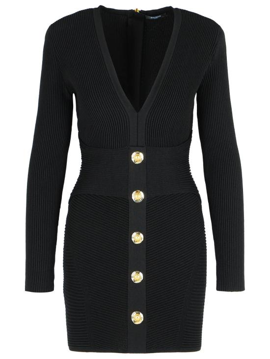 25FW 발망 숏 원피스 FF1R9327KI510PA Black