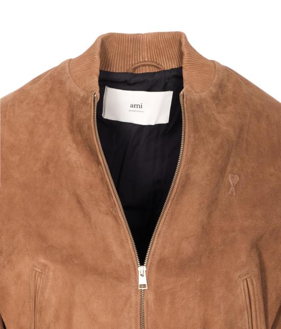 25FW 아미 알렉산드르 마티우시 봄버 자켓 HJK152 LH0059216 Beige - AMI ALEXANDRE MATIUSSI