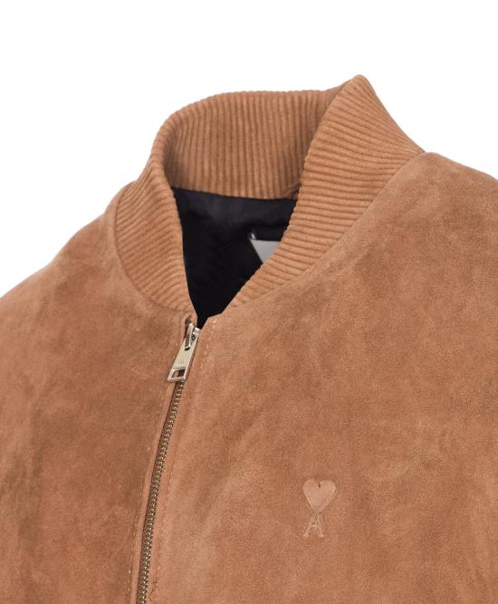 25FW 아미 알렉산드르 마티우시 봄버 자켓 HJK152 LH0059216 Beige - AMI ALEXANDRE MATIUSSI